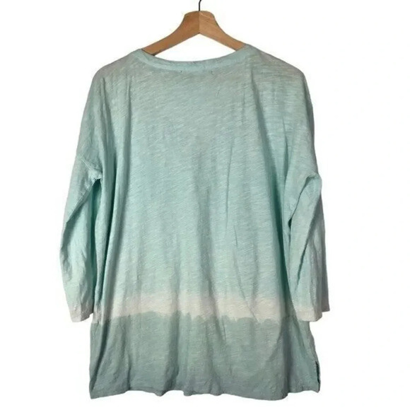 Soft Joie Neri Blue Dip Dye Long Sleeve Top M - Picture 2 of 3